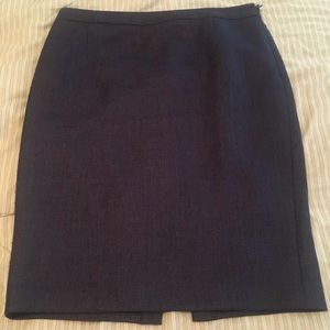 Tahari navy blue skirt